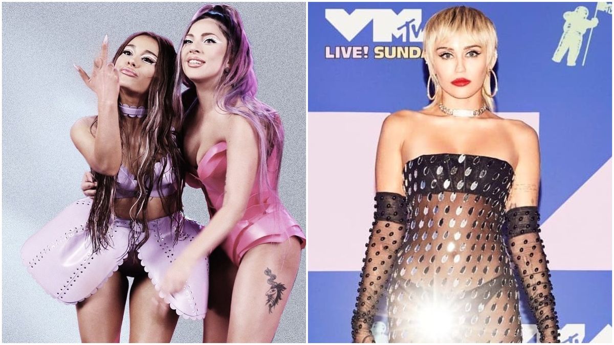 Megan Selinas Sex Video - The 2020 MTV VMAs Lie About Being Live - Ariana Grande and Lady Gaga Fake  NYC VMAs