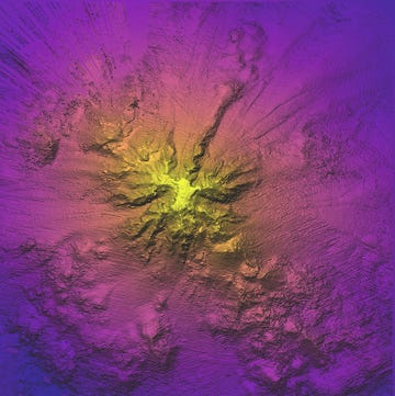 the seamount covers an area of about 70 sq km the summit depth is 994m and the base is at 4,103m giving it a prominence of 3,109m over the surrounding seafloor the seamount covers an area of about 70 sq km the summit depth is 994m and the base is at 4,103m giving it a prominence of 3,109m over the surrounding seafloor