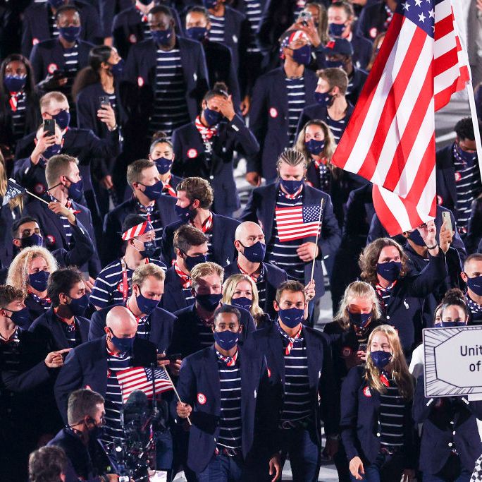 Men's Polo Ralph Lauren White Team USA 2020 Summer Olympics Pullover Hoodie