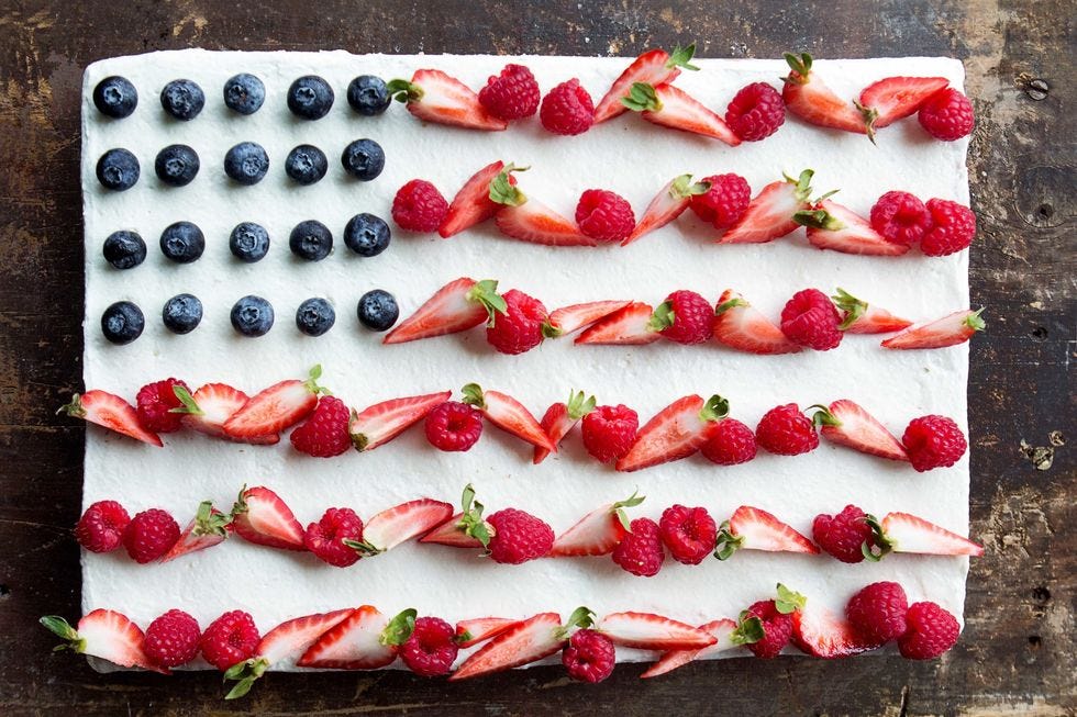 flag cake