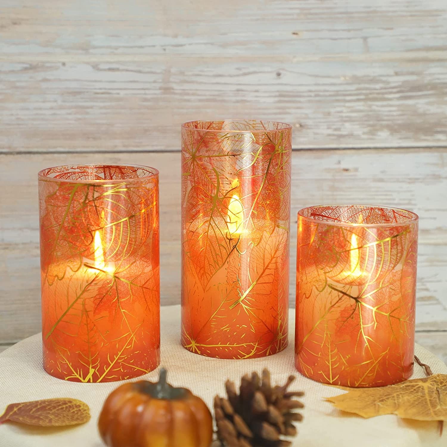 How are you styling your pearled candles for Thanksgiving? They can ad