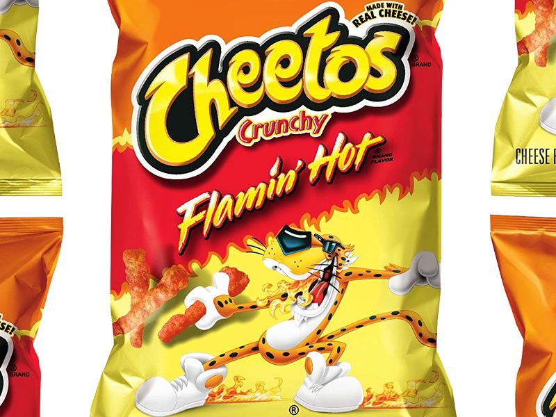  Cheetos Puffs Flamin Hot Cheese Flavor Snacks, 3.75oz (15 Pack)