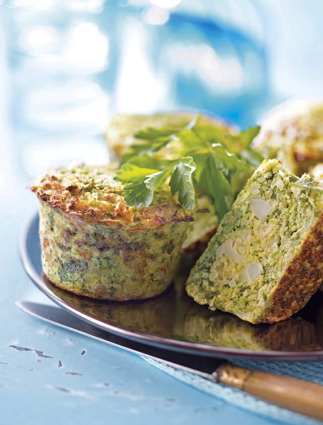 receta flan de brócoli y coliflor