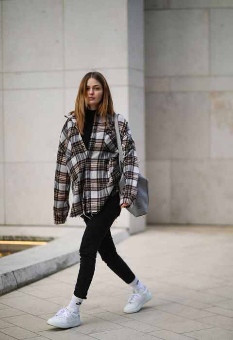 flannel outfits street style vanessa stanat