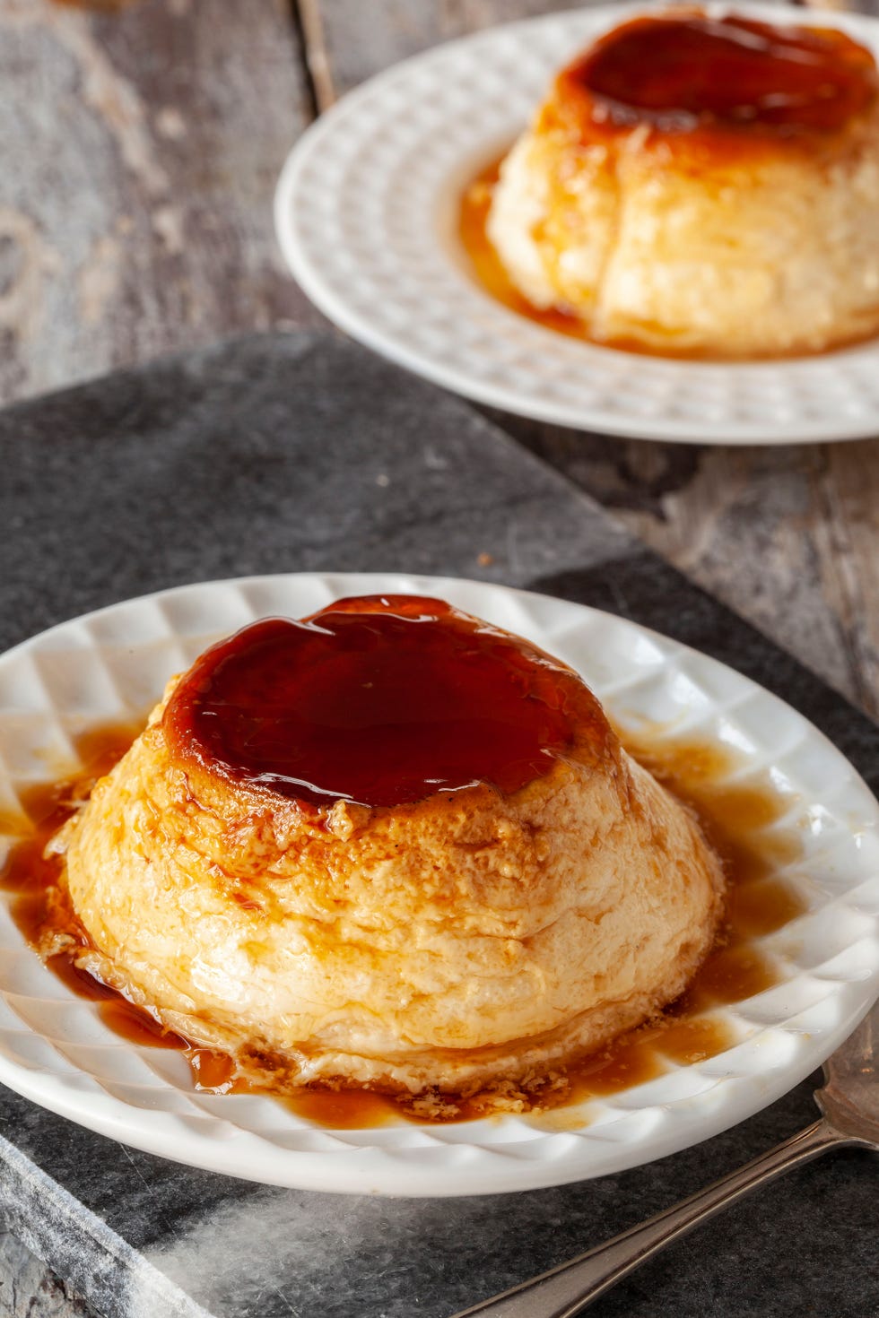 receta flan de queso