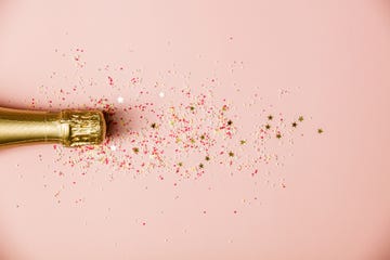 flat lay of celebration