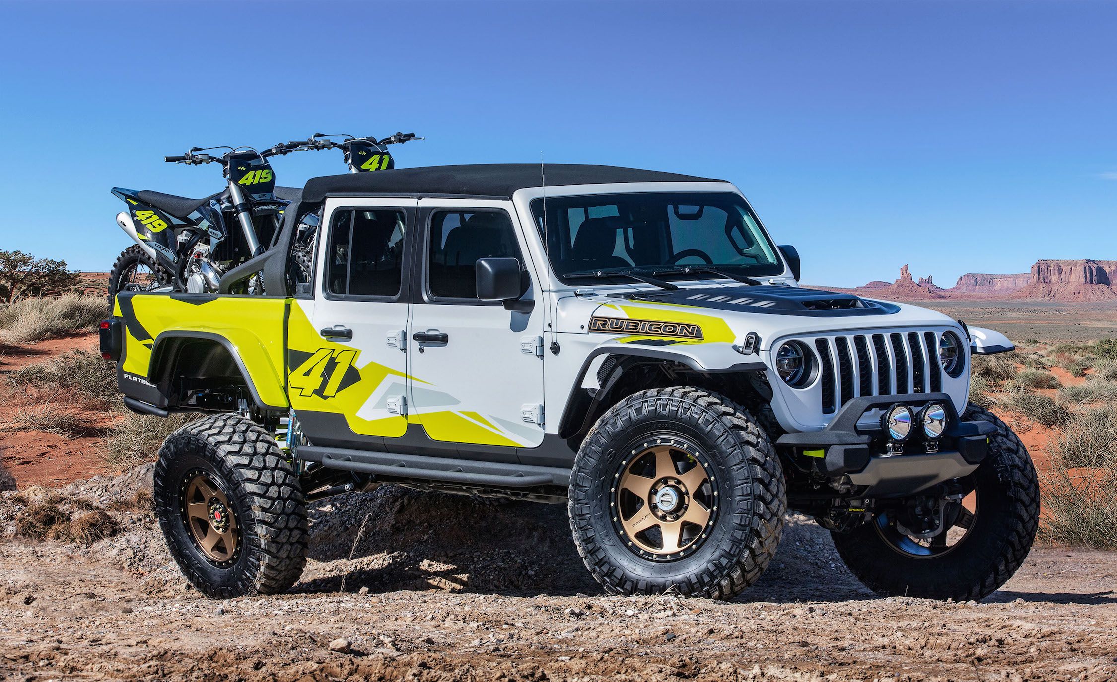 Jeep dirt deals bike rack