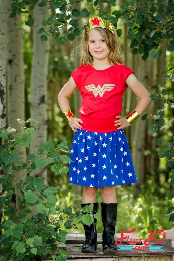 Wonder Woman Costume for Girls