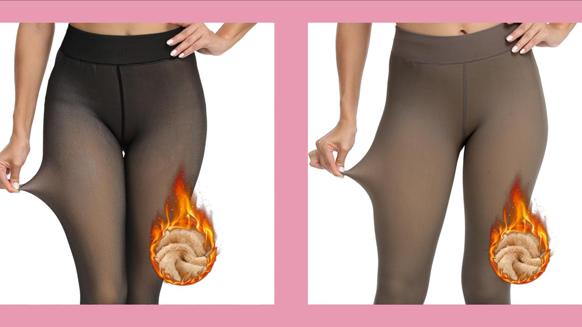 TikTok's Viral Fleece-Lined Tights Will Keep You Warm All Winter