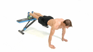 Press up, Arm, Leg, Shoulder, Joint, Exercise equipment, Physical fitness, Fitness professional, Human body, Muscle, 