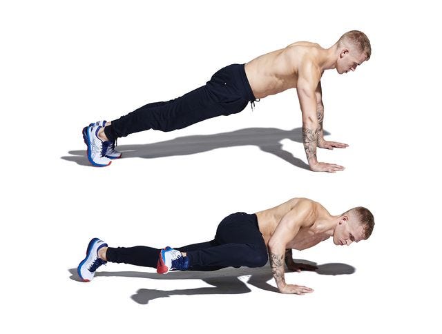 flexiones spiderman para quemar grasa