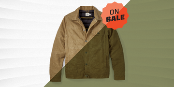 a brown jacket from flint  tinder