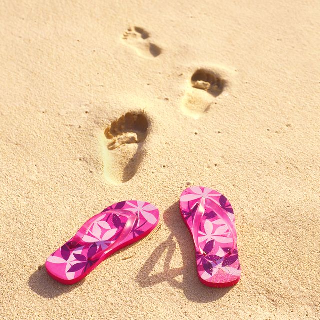 Fashion Floral Flip Flops Ladies Summer Seaside Travel Vacation