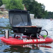 float 'n' grill floating propane bbq