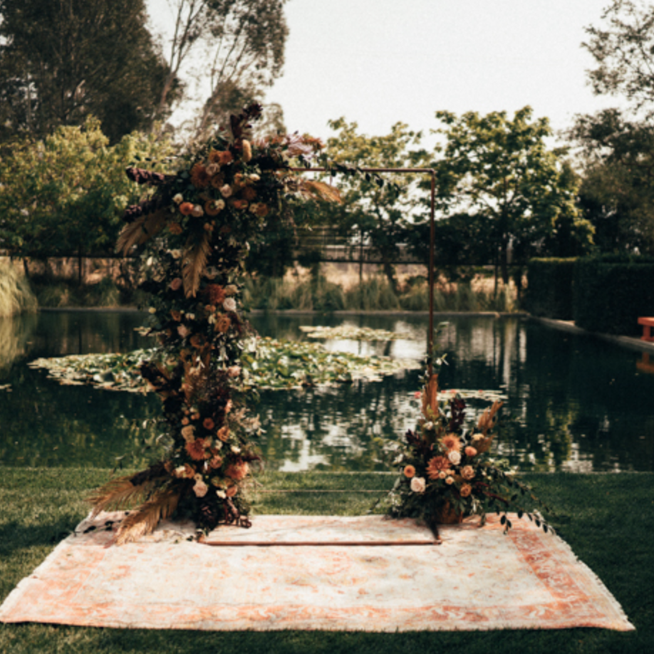 floral altar fall wedding ideas