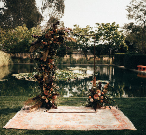 floral altar fall wedding ideas