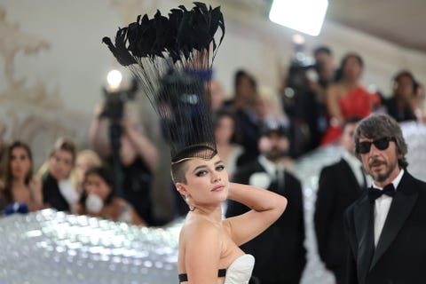 The 2023 Met Gala Celebrating "Karl Lagerfeld: A Line Of Beauty" - Arrivals Florence Pugh the 2023 met gala celebrating "karl lagerfeld a line of beauty" arrivals florence pugh