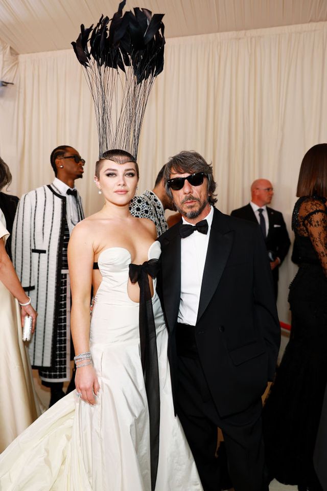 Florence Pugh Makes Her Met Gala Debut with Newly Shaved Head. See