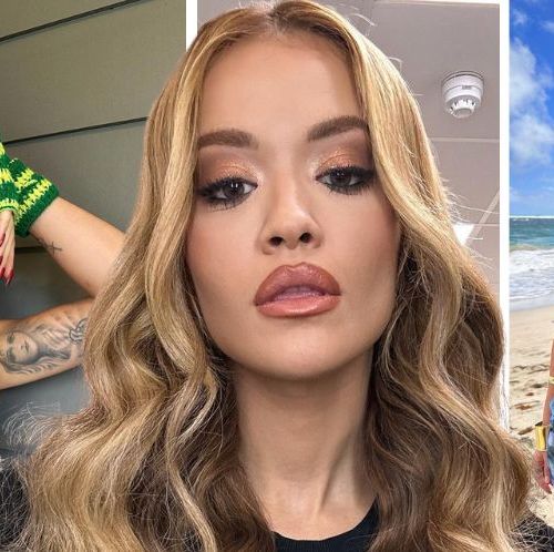 Rita Ora Rocks Chiseled Abs And Underboob In A Bra Top In IG Pics