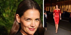Katie Holmes, 44, drops jaws in sultry red dress
