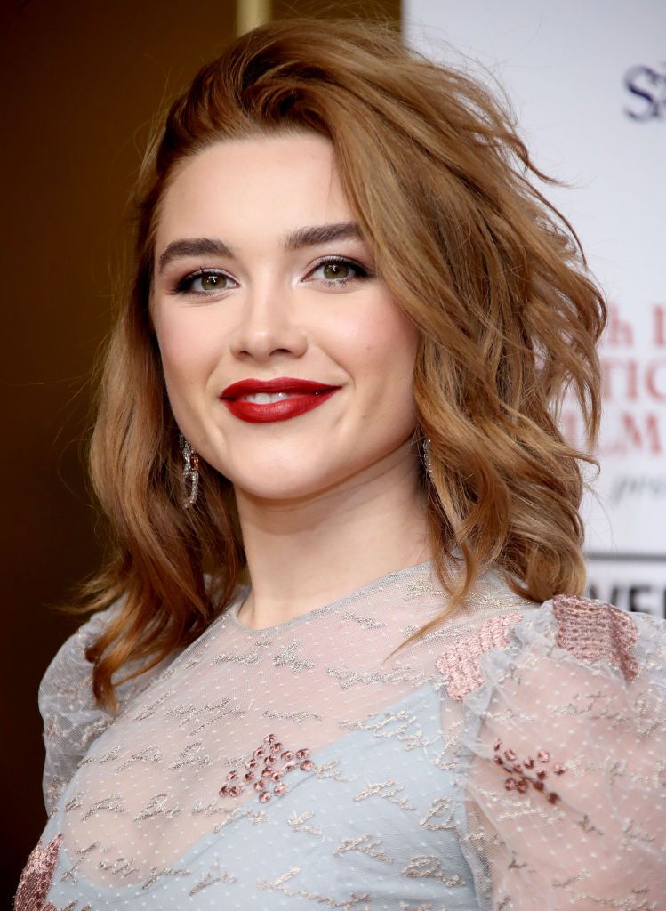 Florence Pugh Cuts Hair Short, Brown