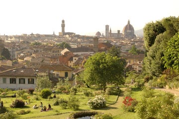 florence seen from giardino delle rose