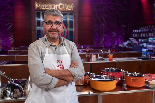 grabación de las cabeceras programa  de master chef celebrity 5ª edición