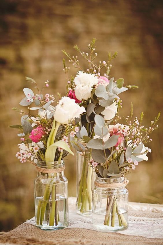 Jarrones grandes de vidrio para decoración, jarrón redondo de vidrio,  jarrones grandes transparentes para flores, florero transparente de planta  de
