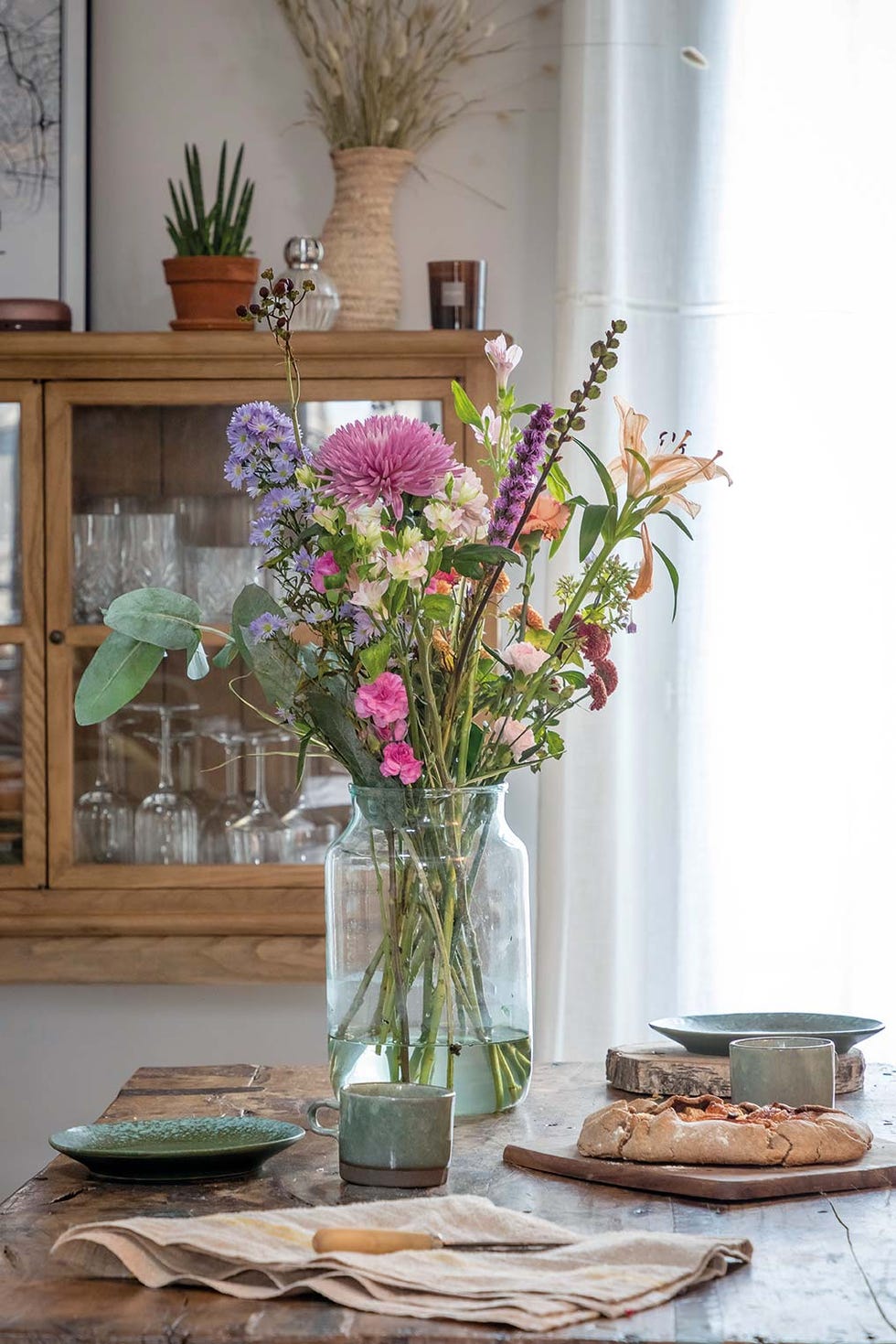 La casa de @chloeandyou: Comedor rústico con flores