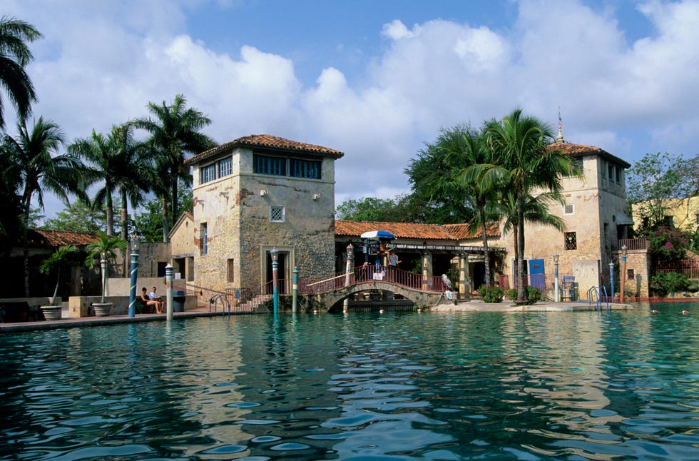 usa, florida, miami, coral gables, venetian pool