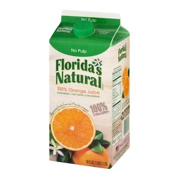 Store Brand Orange Juice 1/2 GAL 64oz CTN