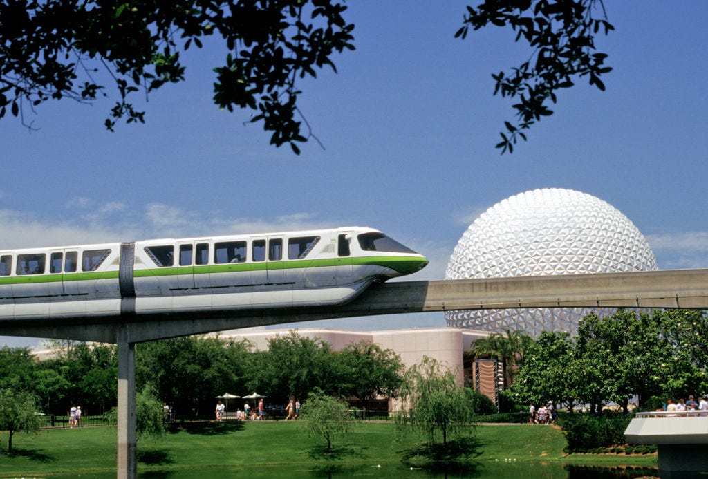 Disney World's Highway In The Sky Dine Around Takes You By Monorail To ...