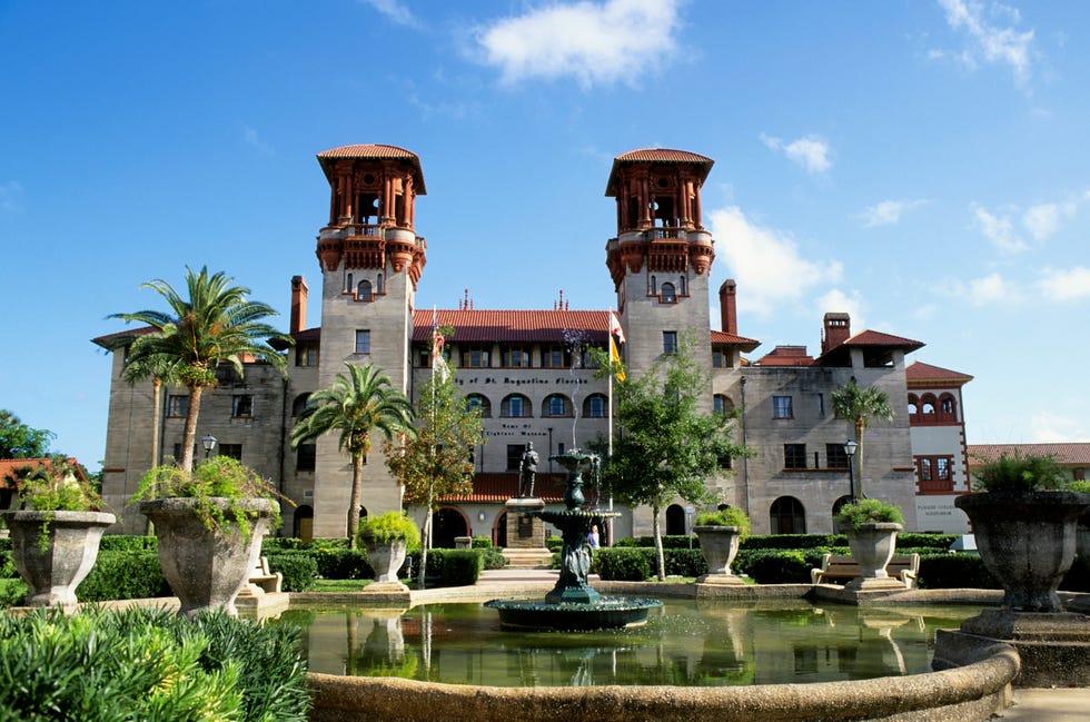 usa, florida, st augustine, city hall and lightner museum