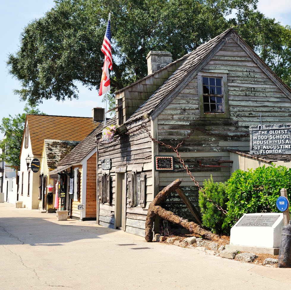 USA, Florida, St. Augustine, old wood school st augustine ghost tours