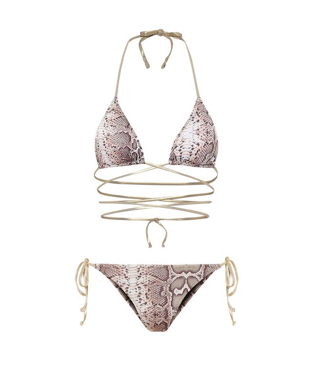 exclusive to mytheresa – miami snake print printed bikini top
£ 75 and bottom £75