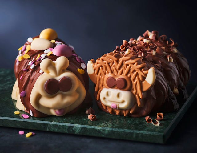 marks and spencer flossy the highland cow cake