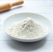 bowl of flour bread flour vs all purpose flour