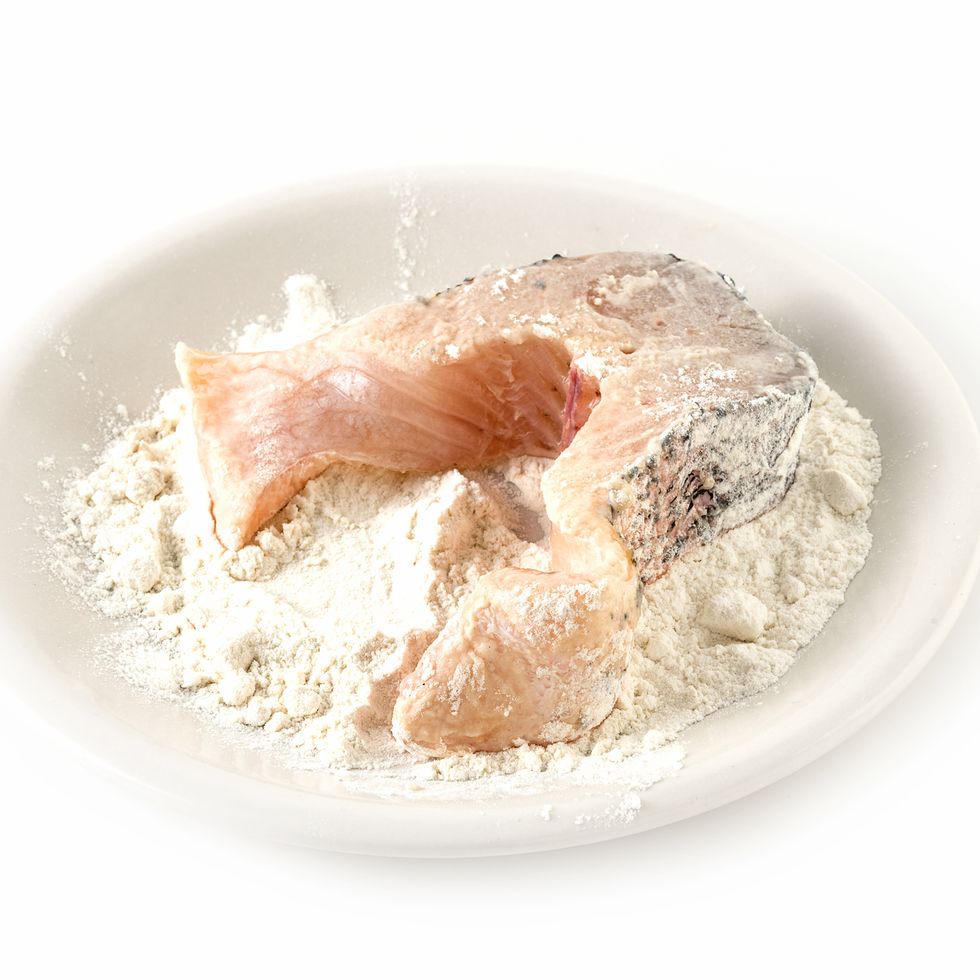 flour types instant flour with fish