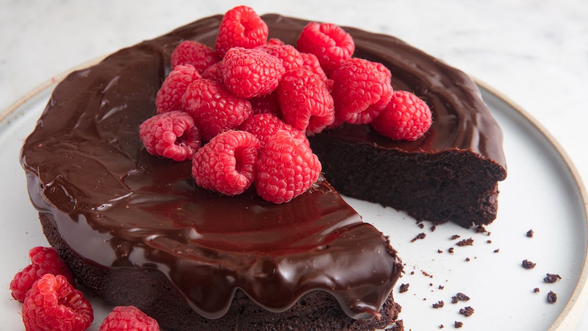 preview for This Flourless Chocolate Cake Is Exactly What Our Hearts Desire