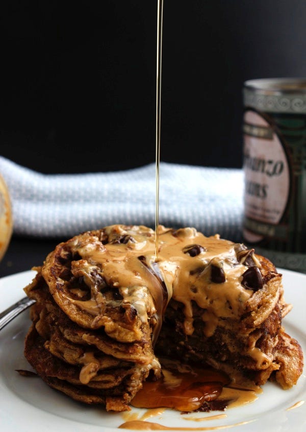 flourless peanut butter pancakes
