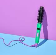 This is an image flower beauty hair dryer brush