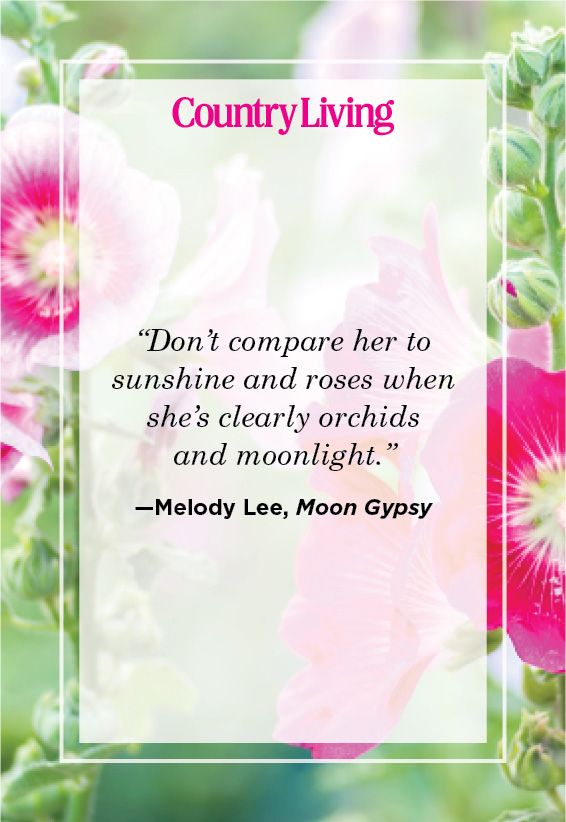 melody lee quote about flowers