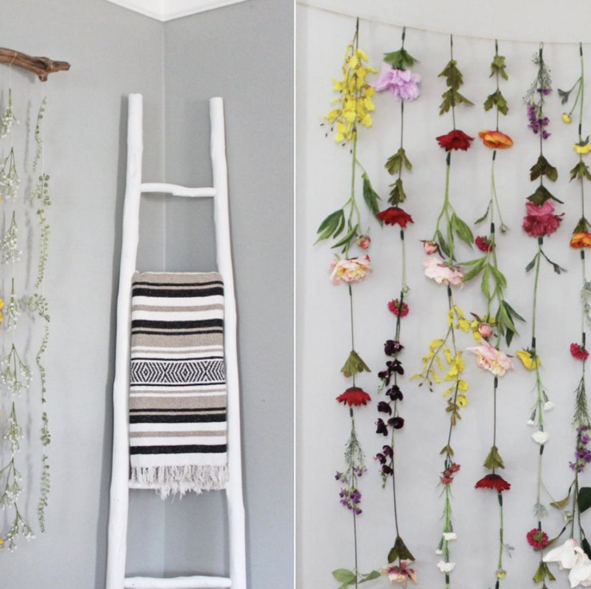 Flower Wall Garlands Are Trending on Pinterest, and You Can DIY Your Own