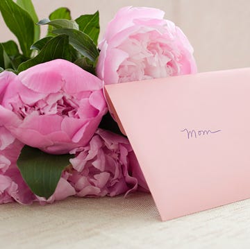 flowers and mothers day card