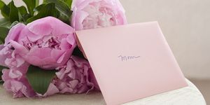 Flowers and mothers day card