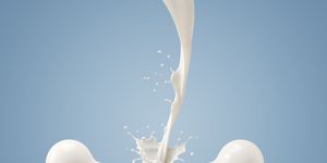 flowing milk is a bone shape