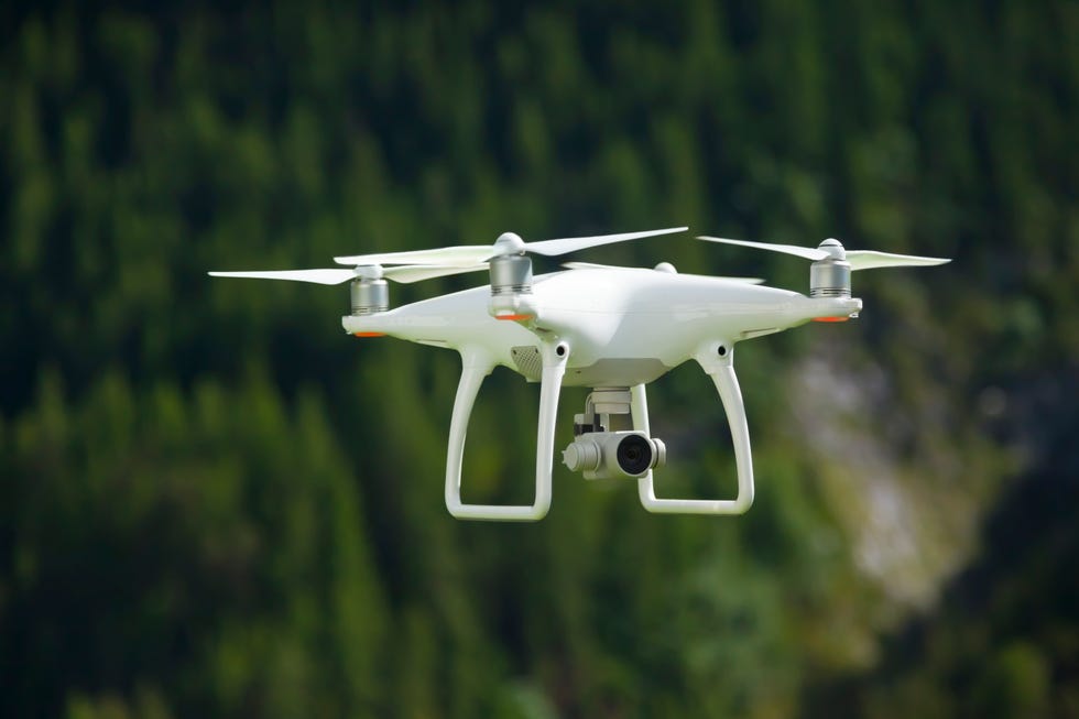 Flying drone with camera