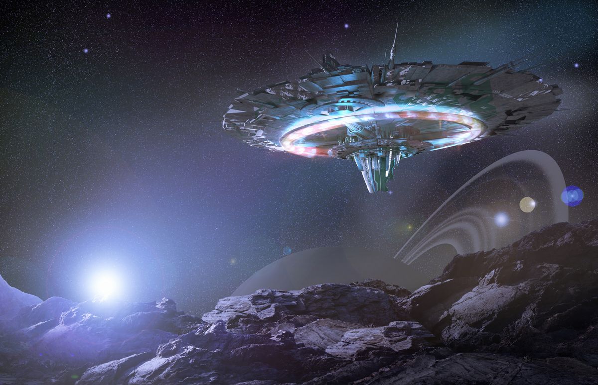 ufo flying saucer alien spaceship