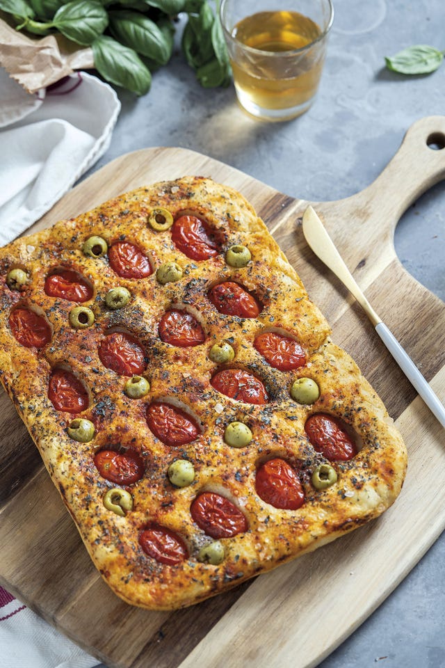 focaccia de tomates