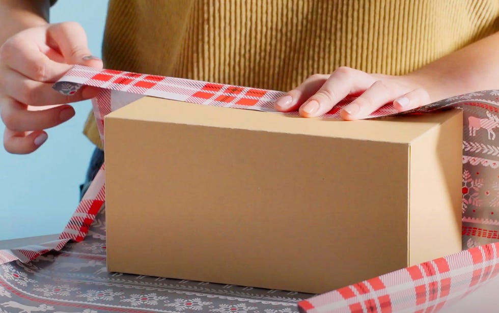 fold over wrapping paper